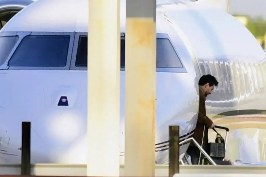 Messi y su familia llegaron a la Argentina