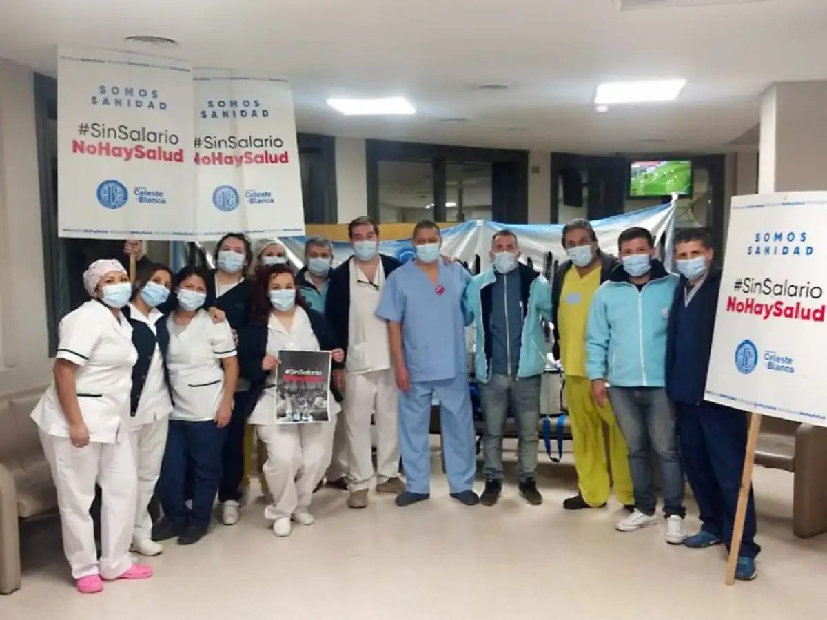 Sanidad logró un acuerdo salarial del 45%