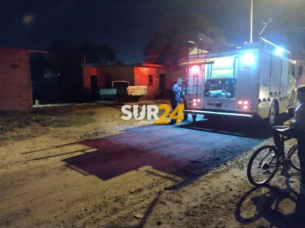 Venado Tuerto: incendio de un monoambiente en barrio San Vicente