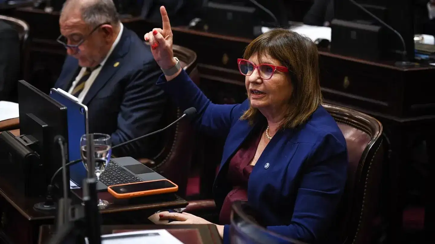 Crecen los gestos de diferenciación de la jefa de bloque del LLA en el Senado, Patricia Bullrich, con el Gobierno