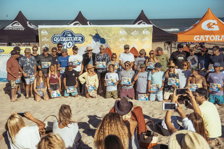Fiesta del surf con cuatro generaciones