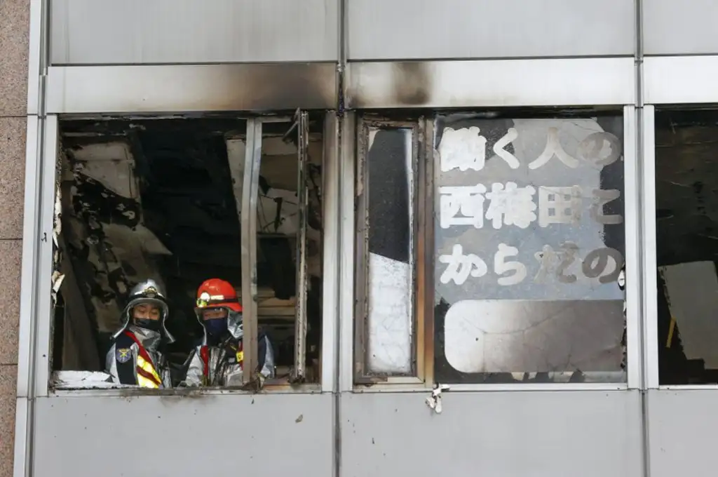 Un incendio en una clínica dejó 27 muertos en Japón