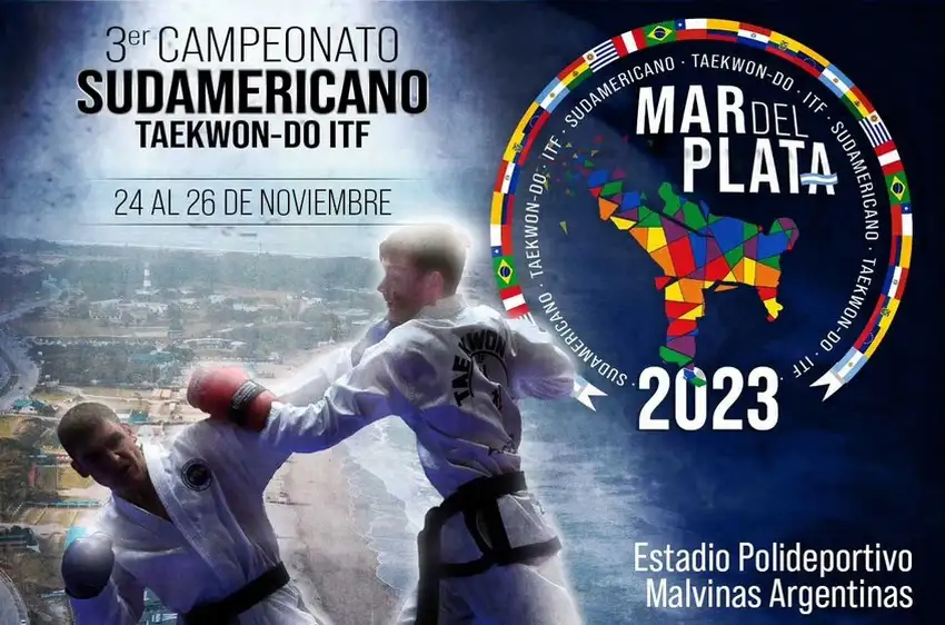 Mar del Plata será sede del Sudamericano de Taekwondo ITF