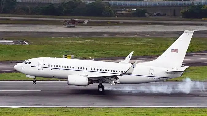 El Beoing C-40 Clipper de la Fuerza Áerea de los Estados Unidos
