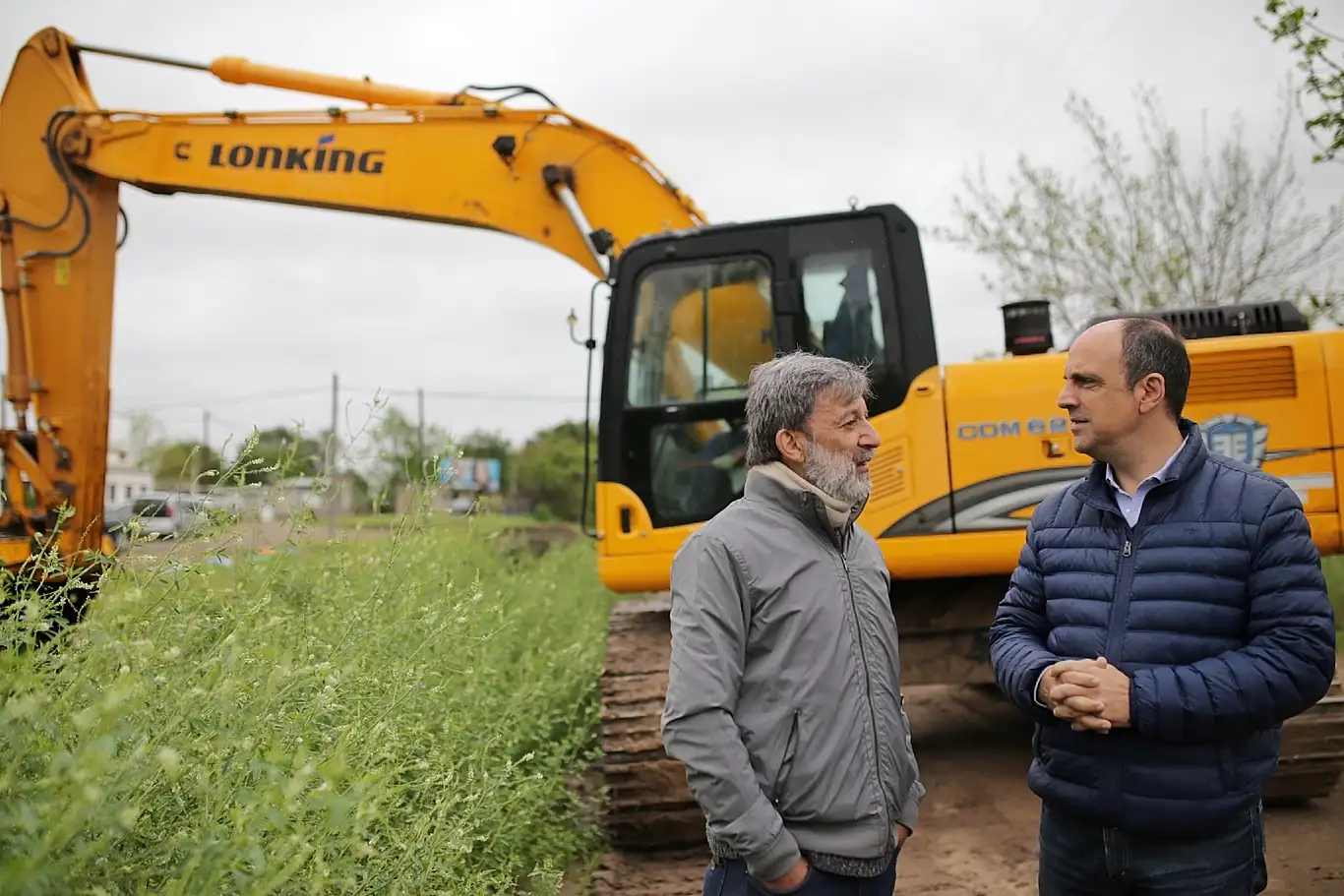 El Municipio realizó tareas de mantenimiento en el Canal Troncal Roca