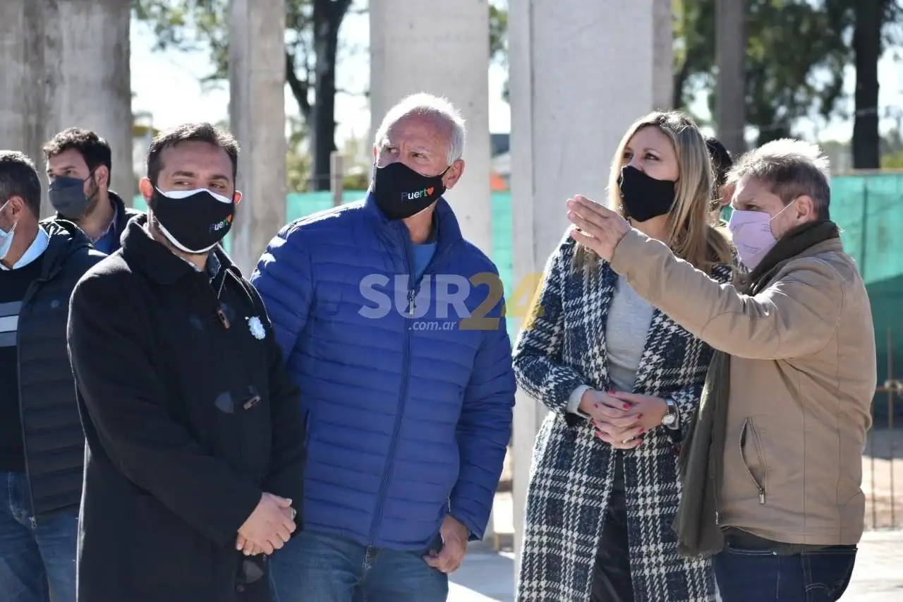 Sacnun recorrió las ciudades de Fray Luis Beltrán, Puerto General San Martín y Capitán Bermúdez