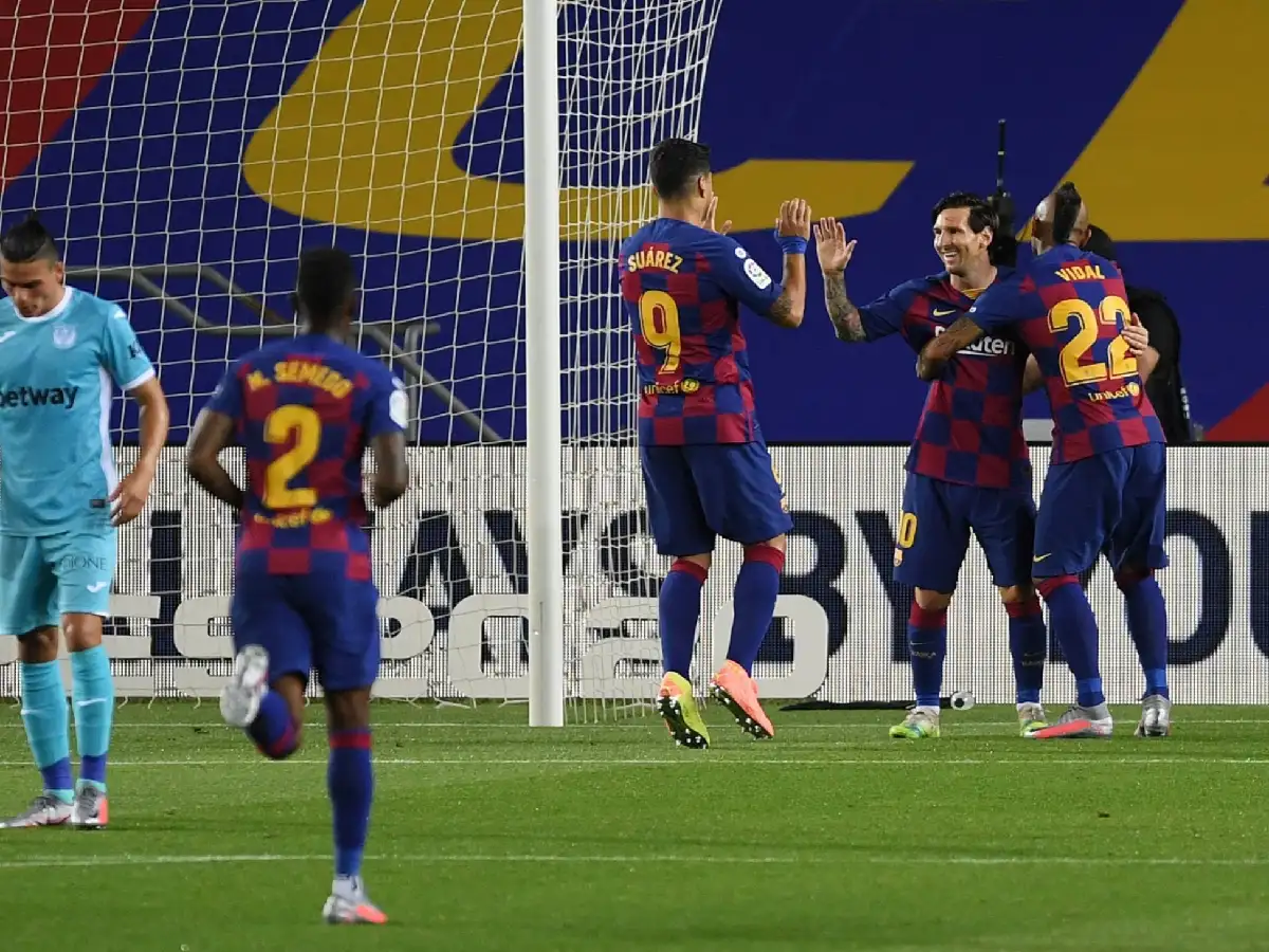 Messi marcó su gol 699 en el triunfo ante Leganés 