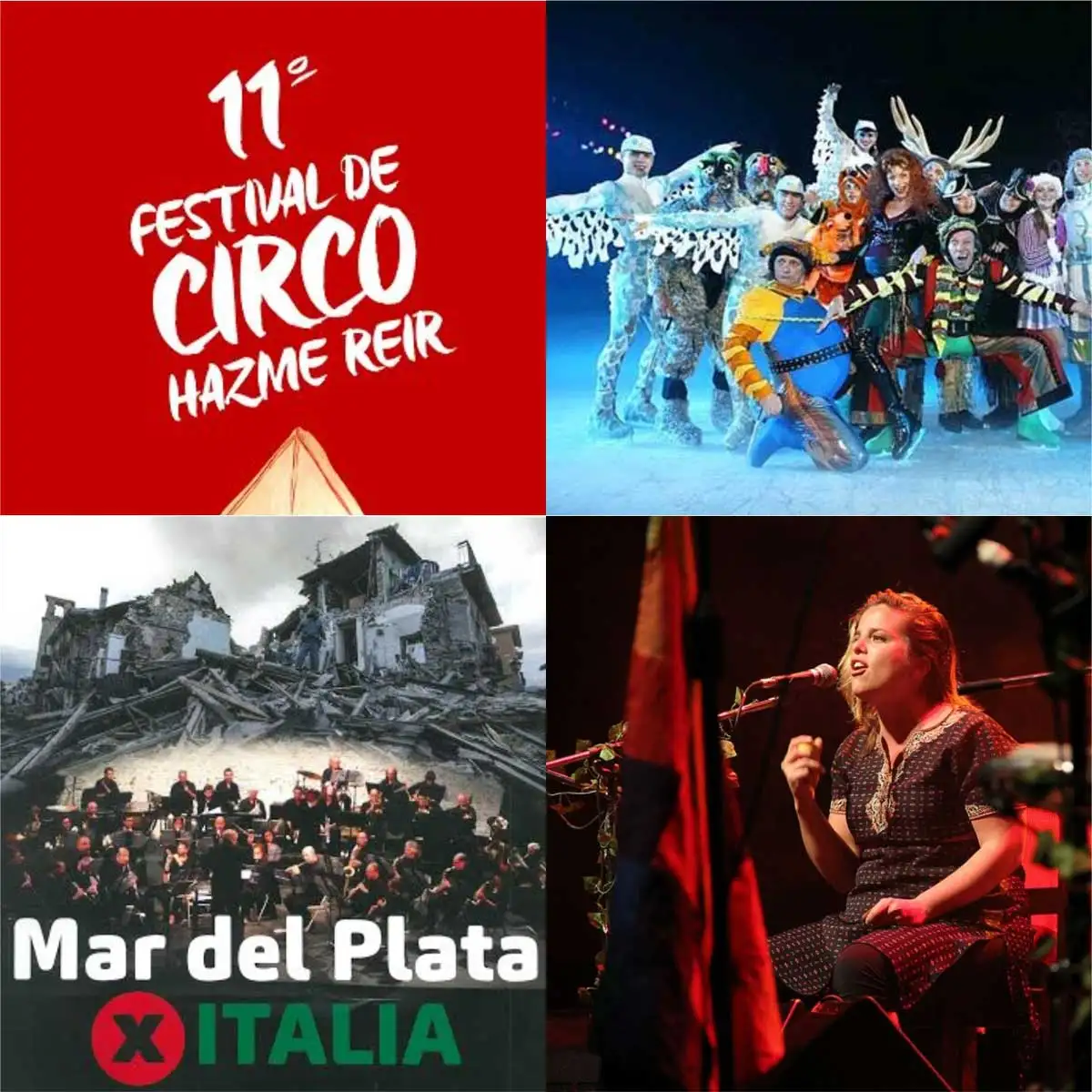 Agenda de espectáculos para el fin de semana