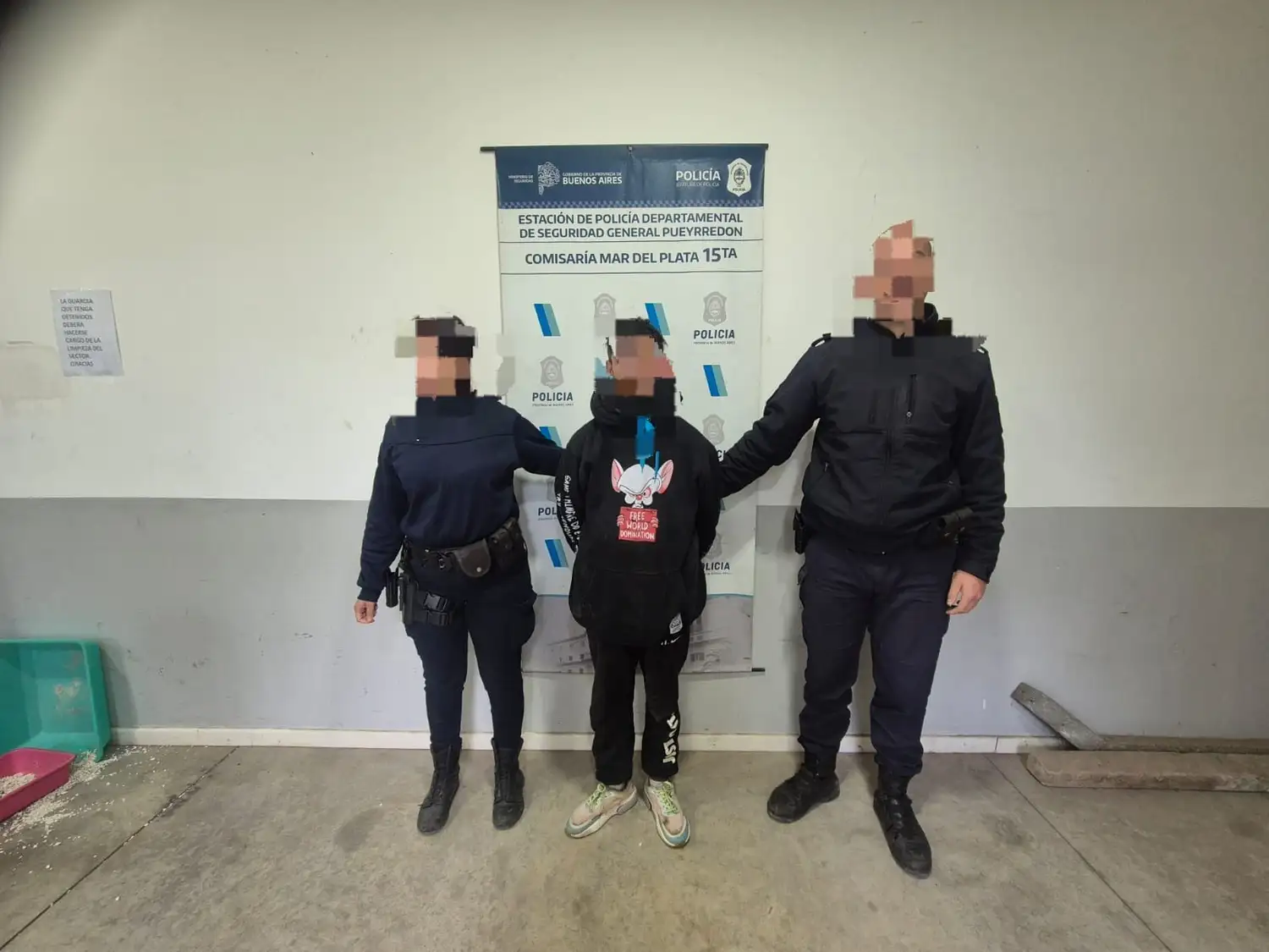 El detenido ingresó a la vivienda por el ligustrín del frente, rompió la cerradura del quincho y se llevó la bicicleta.