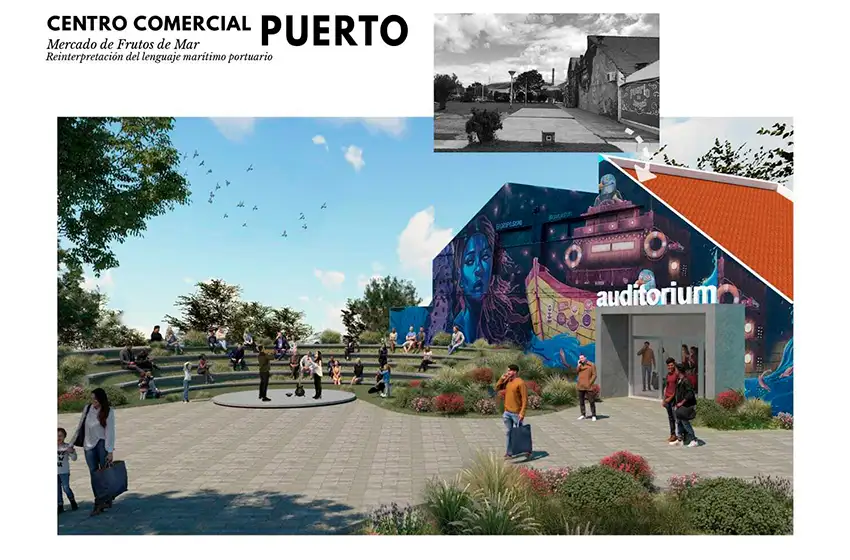 Presentaron un proyecto integral para revalorizar y ampliar el centro comercial del Puerto
