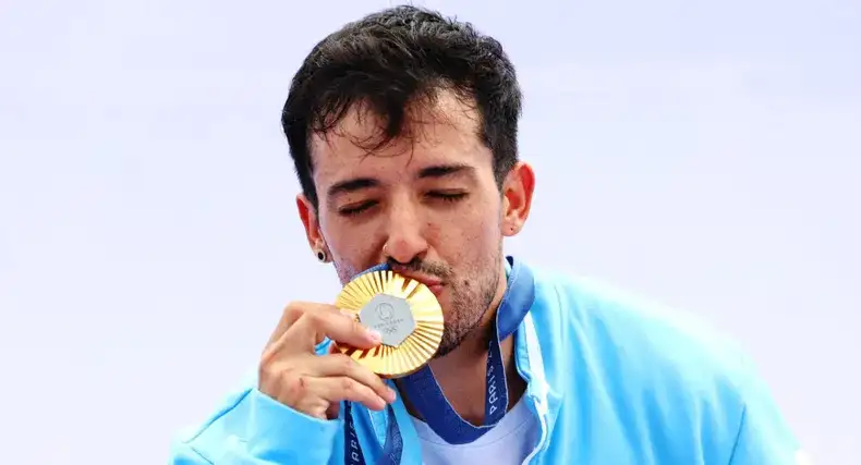 "Maligno" Torres es el único argentino que logró una presea en los Juegos Olímpicos de París 2024.