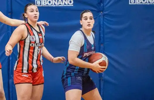 Federica Laganá en la final local ante Quilmes.