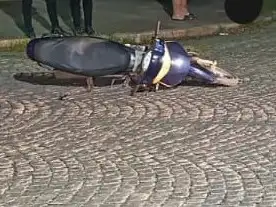 accidente moto barrio centro