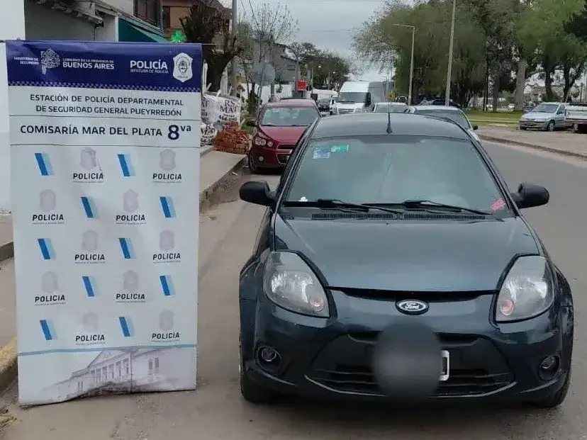 Allanamiento en Chapadmalal: secuestraron un auto robado con patente trucha y una escopeta