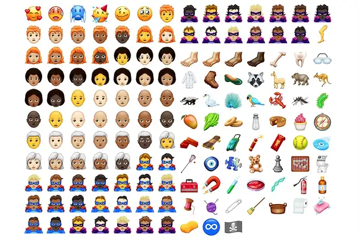 Cuáles son los 150 nuevos emojis que se incorporan este martes