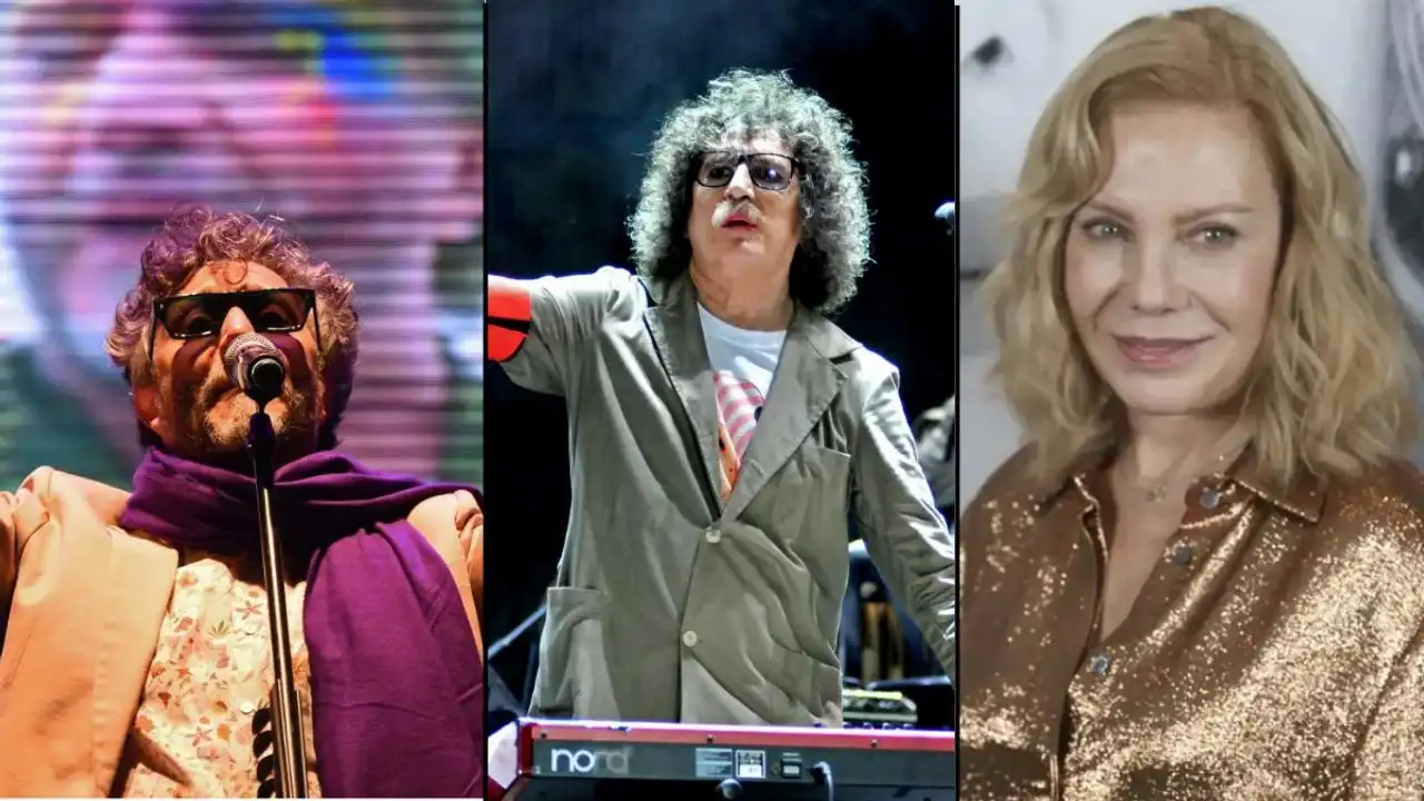 Fito Páez, Charly García y Cecilia Roth
