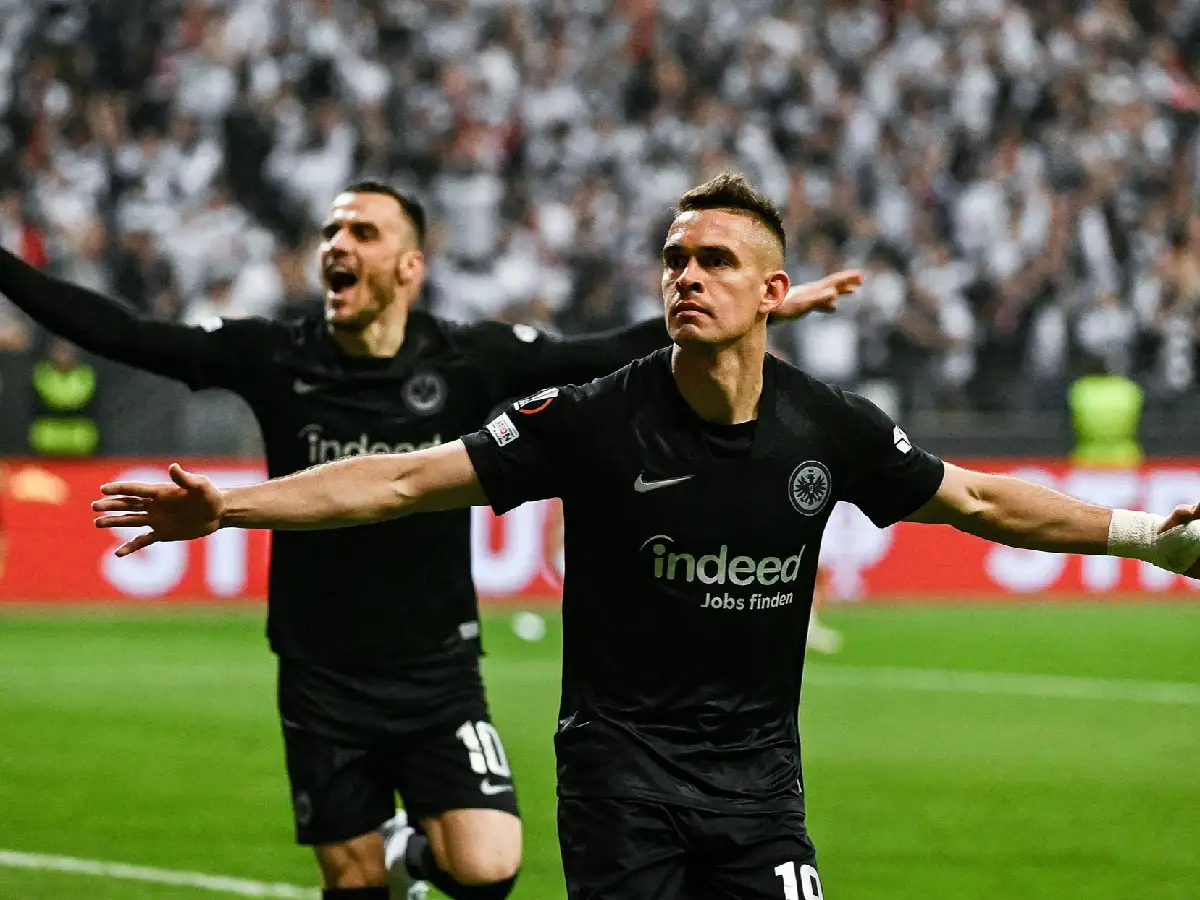 Europa League: Borré le dio a Frankfurt el pase a la final 