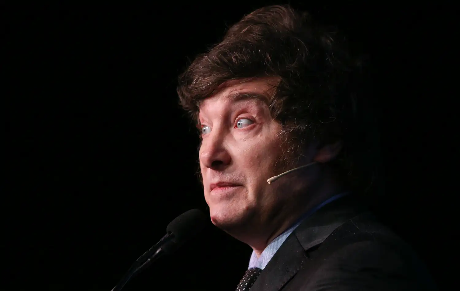 El candidato presidencial de La Libertad Avanza, Javier Milei.