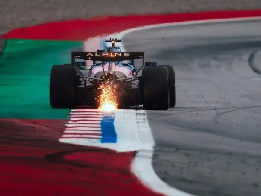 Colapinto completó su programa de pruebas con Alpine en el Circuit de Barcelona.