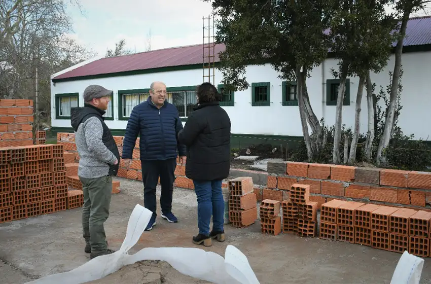 Educación: avanza la obra de ampliación de la EP N°2 de Manuel Cobo