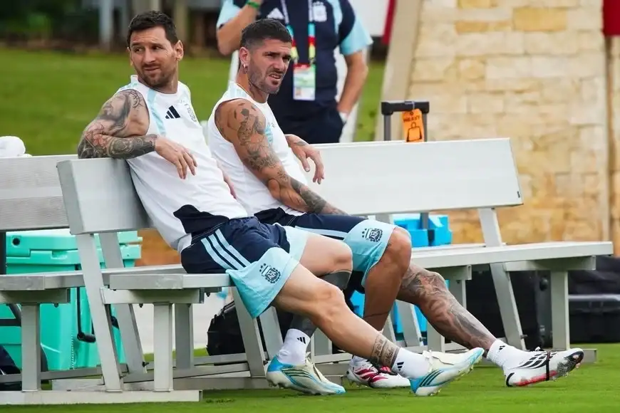 Messi jugará por primera vez contra Inglaterra. Foto: Fernando Nicola.