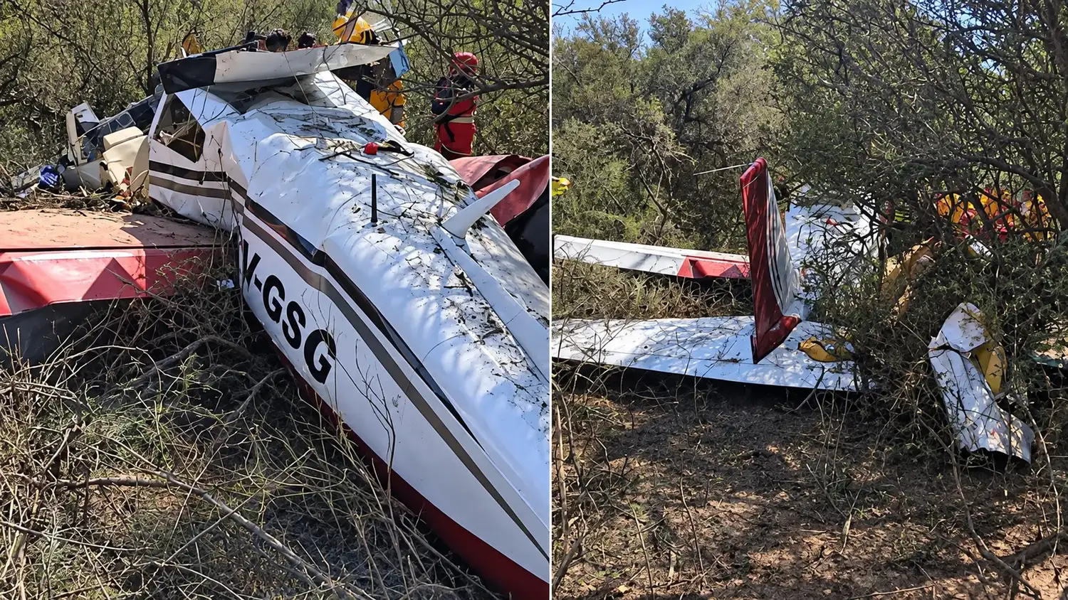 Cinco personas hospitalizadas tras la caída de una avioneta en Córdoba