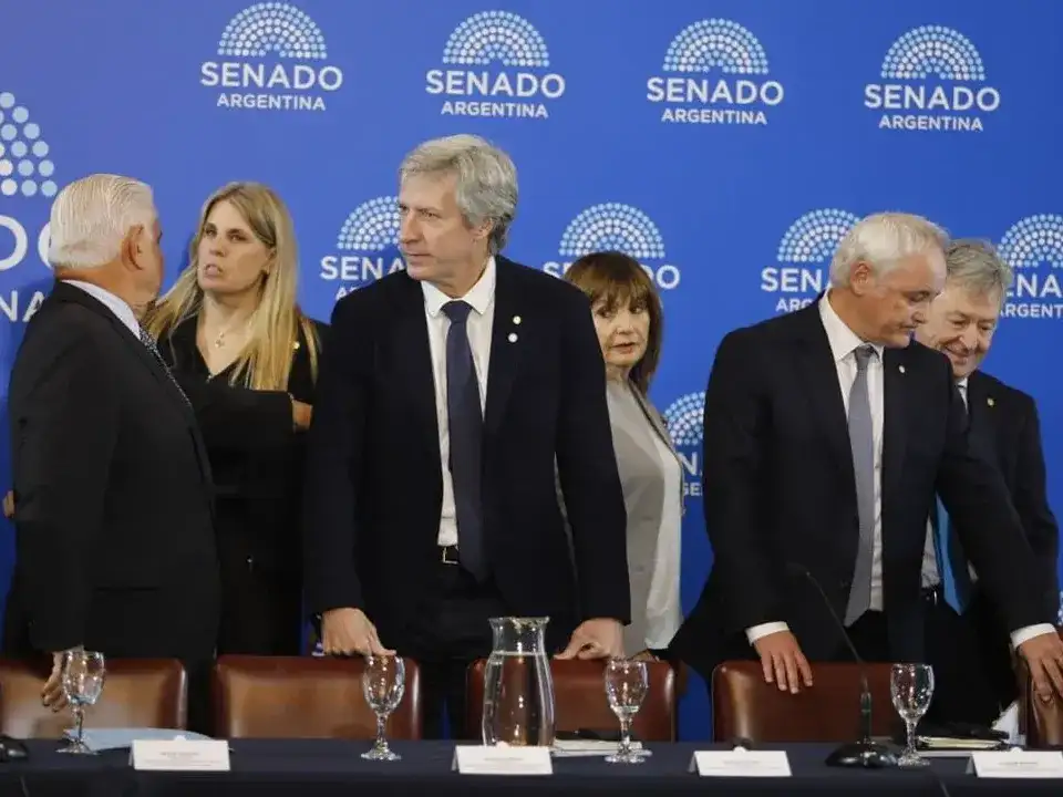 El presidente del Banco Central, Santiago Bausili, y el vice; Vladimir Werning