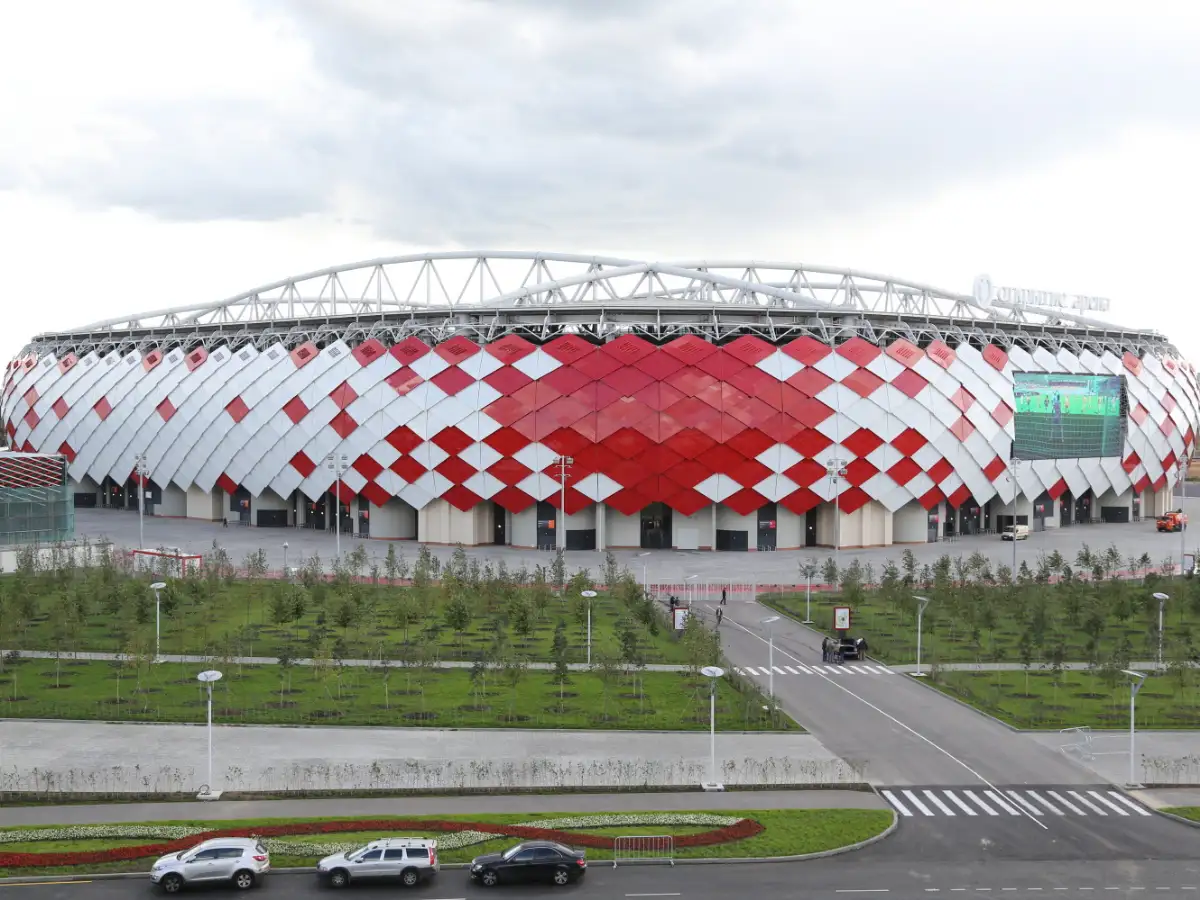 Estadio Spartak, el debut de Argentina 
