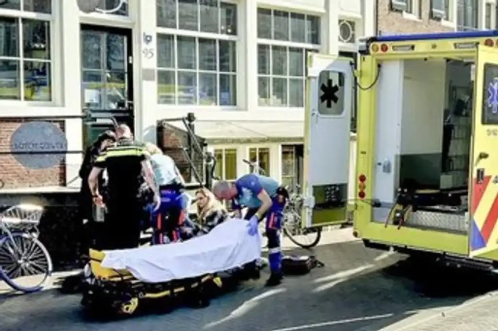 Violento incidente en Ámsterdam