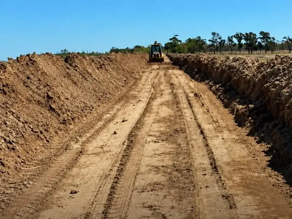 Intensivo programa de obras viales enfocado en la red de caminos rurales. Foto: Gentileza.