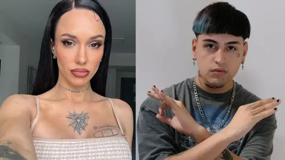 La Joaqui y Tiago PZK, juntos y felices.