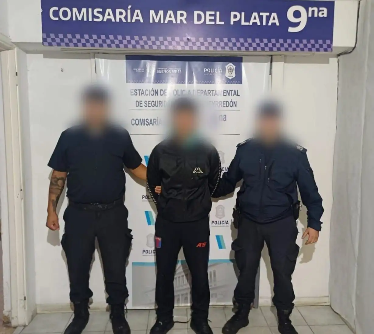 El menor fue llevado al Centro Especializado de Aprehensión.