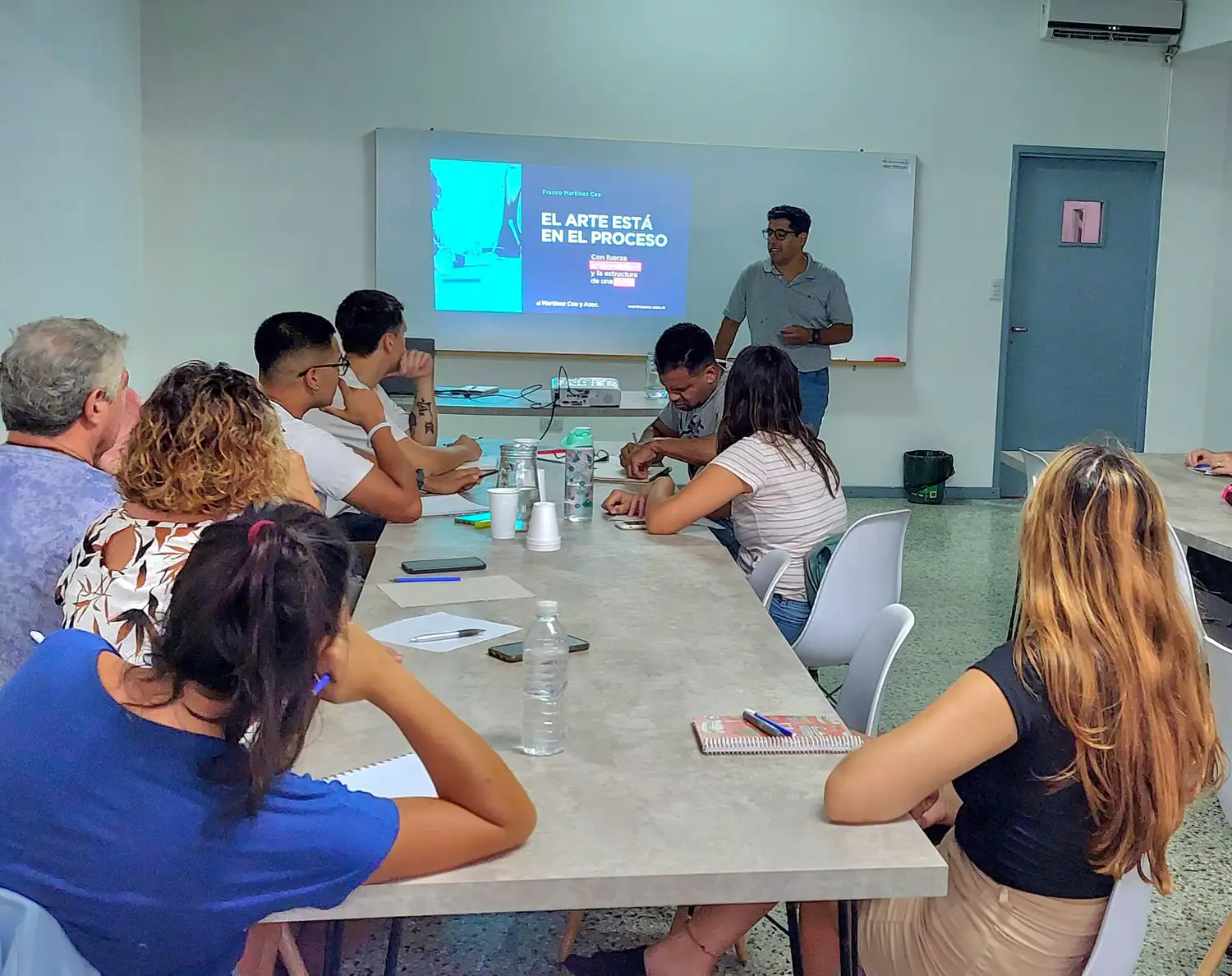 Una de las capacitaciones organizadas por la Municipalidad.