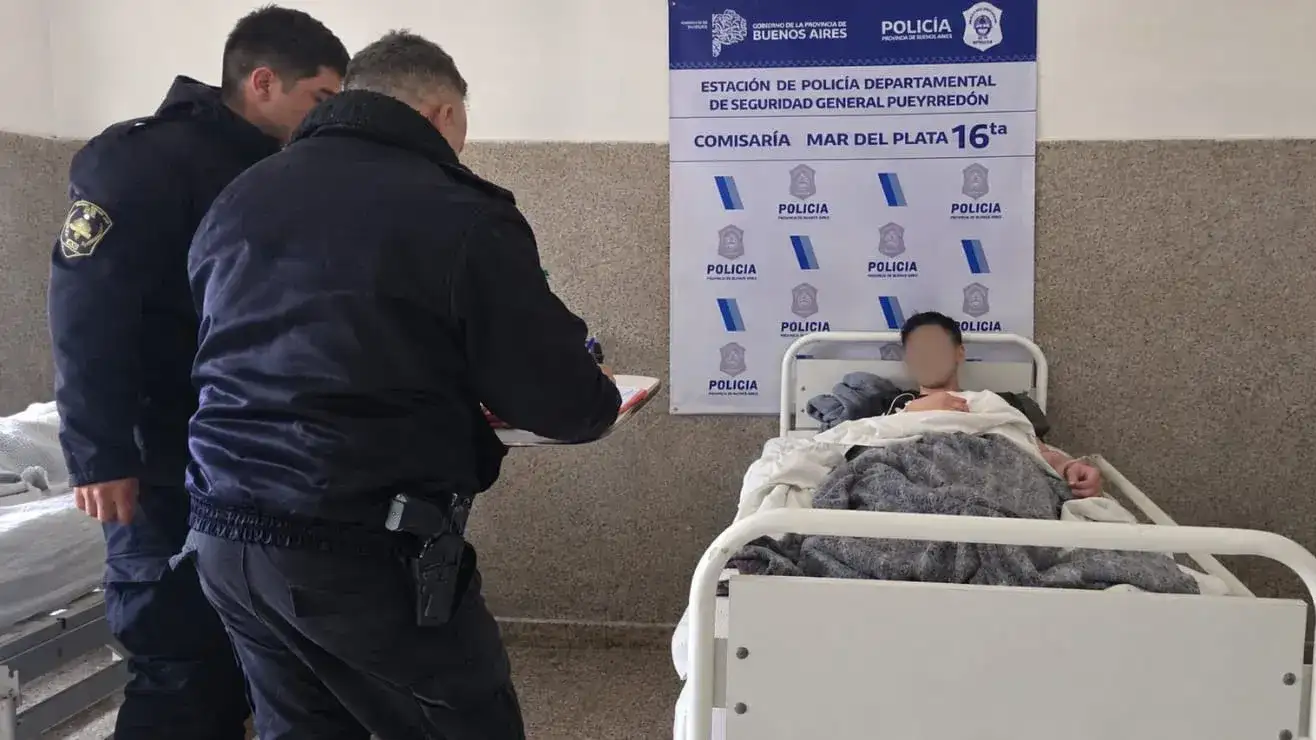 Entró por el techo para robar, cayó, se fracturó la cadera y terminó detenido