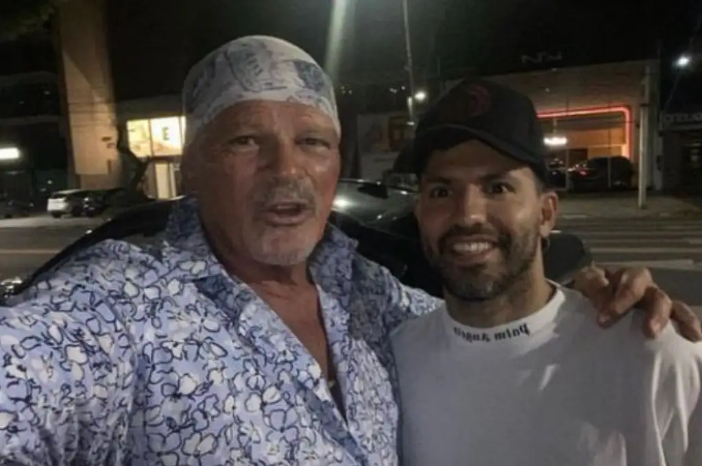 Alfa de Gran Hermano se cruzó con el Kun Agüero, y el tremendo encuentro fue trasmitido en un vivo en Instagram
