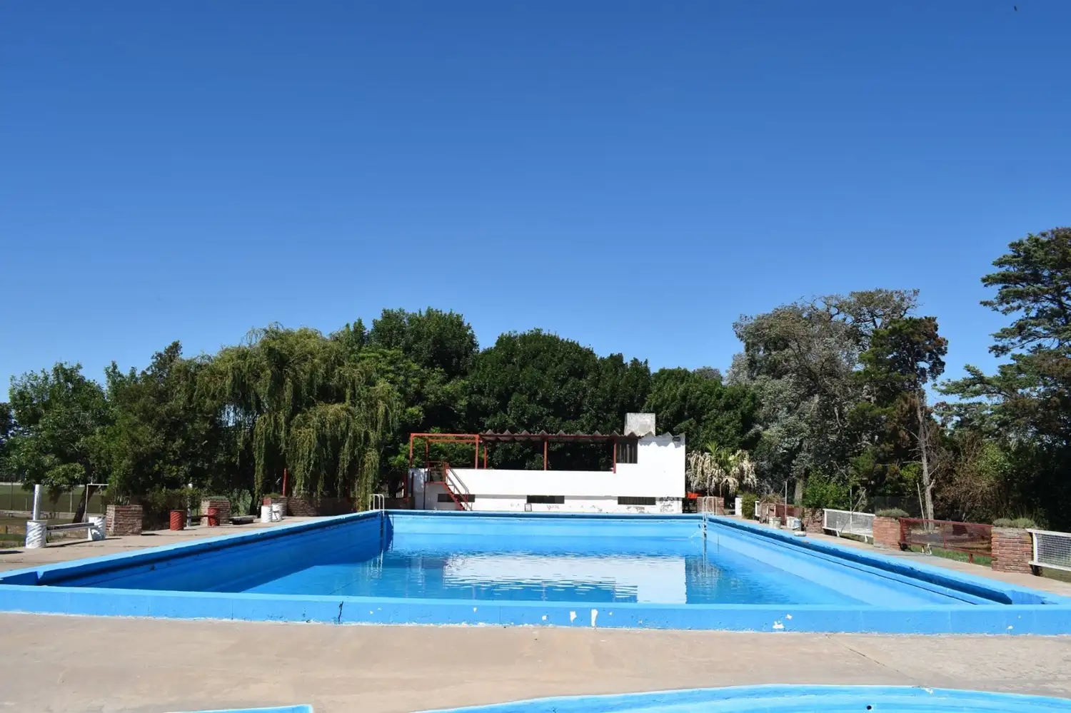 La pileta donde se originó el fatal hecho.