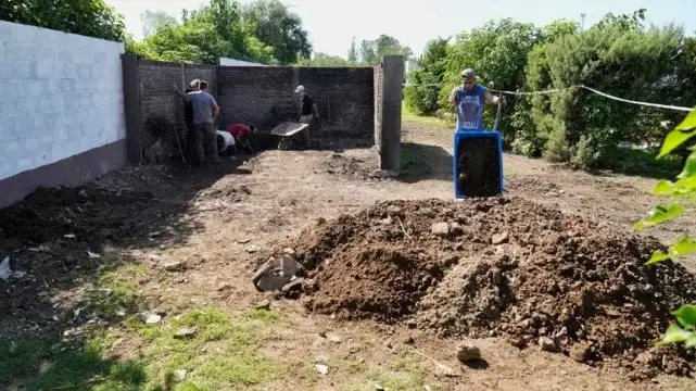 Nueva excavación en San Lorenzo por la búsqueda de Paula Perassi