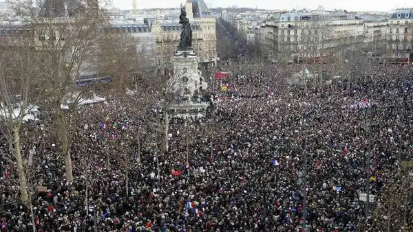 París: histórica marcha contra el terrorismo con unos 50 líderes mundiales