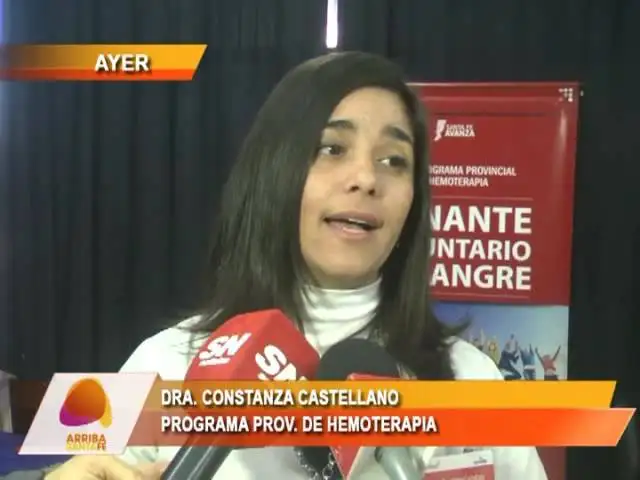 Colecta de sangre por el Día Mundial del Donante Voluntario