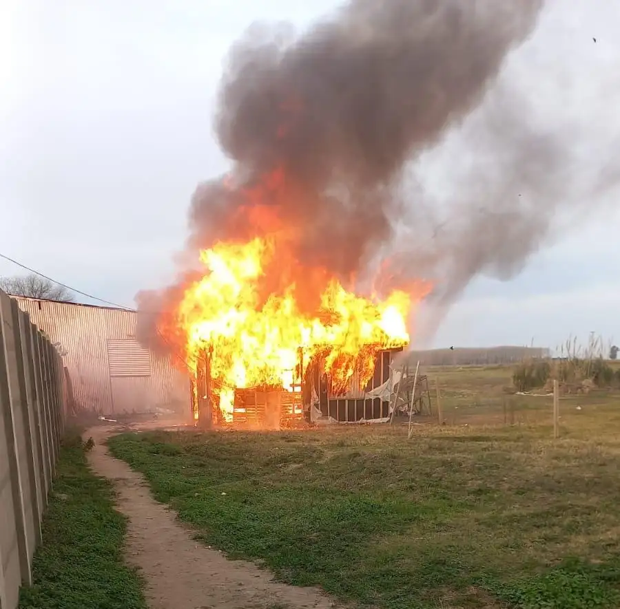Incendio en Venado