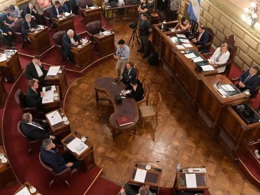 La Cámara de Senadores de Santa Fe. Foto: Guillermo Di Salvatore