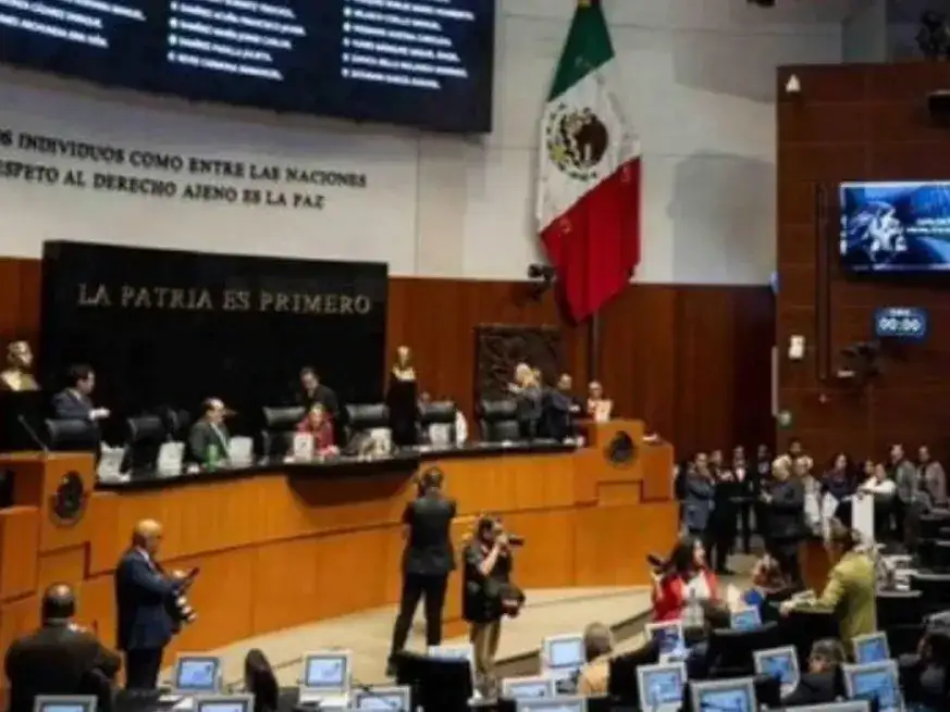 El pleno de la Cámara de Diputados de México en la sesión de este miércoles.