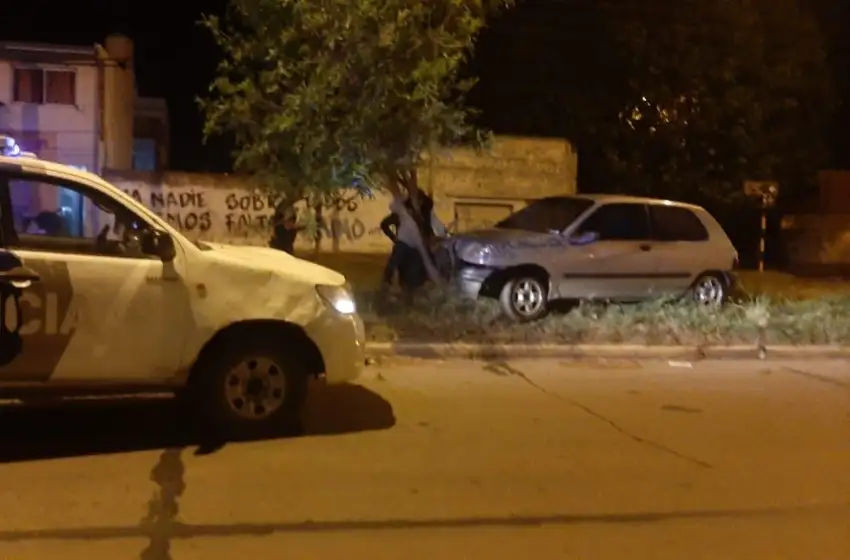 Palo borracho: un hombre alcoholizado chocó contra un árbol