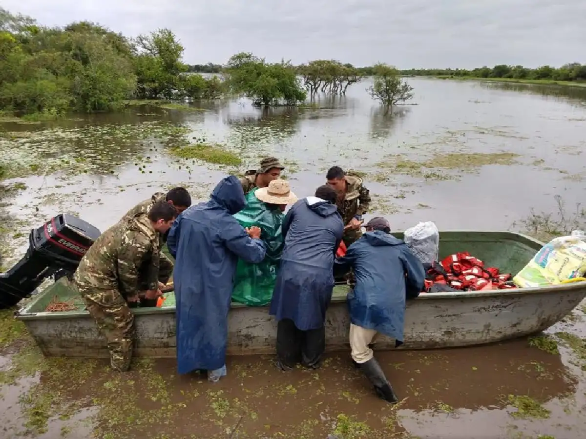 Siguen los apoyos por las inundaciones en Corrientes