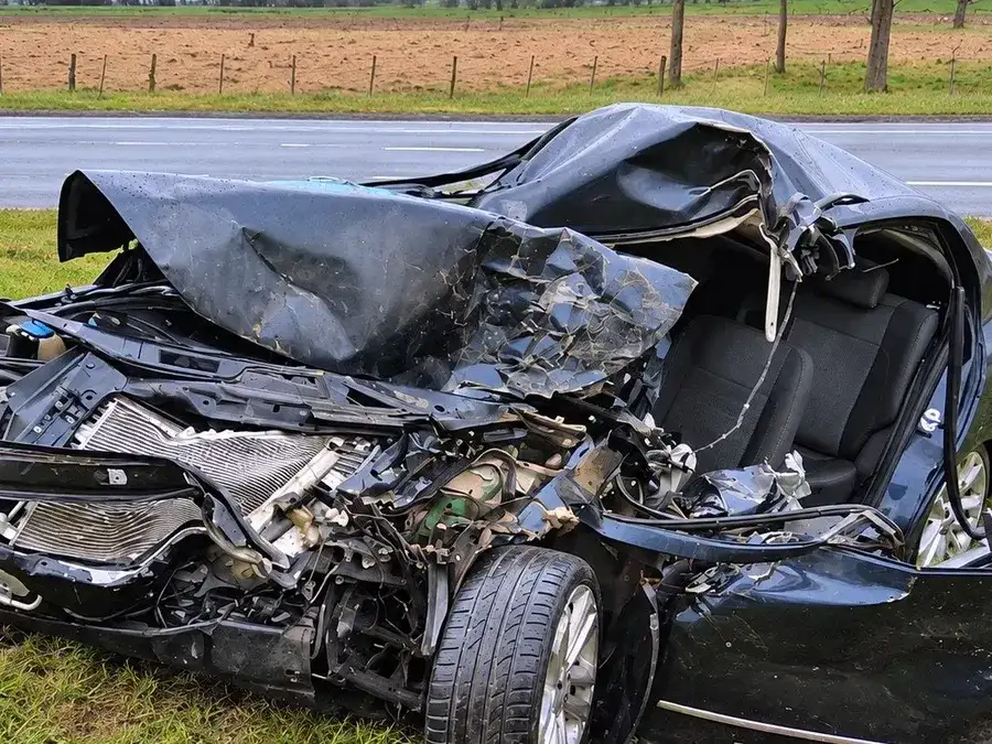 El auto de la víctima.