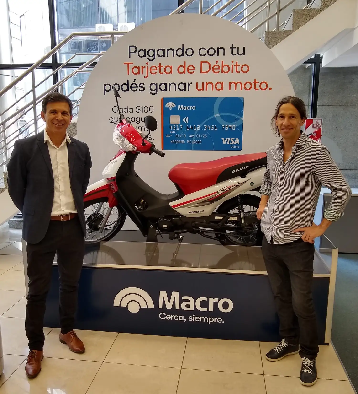 Banco Macro entregó los premios de los sorteos de su campaña de consumo con tarjeta de débito