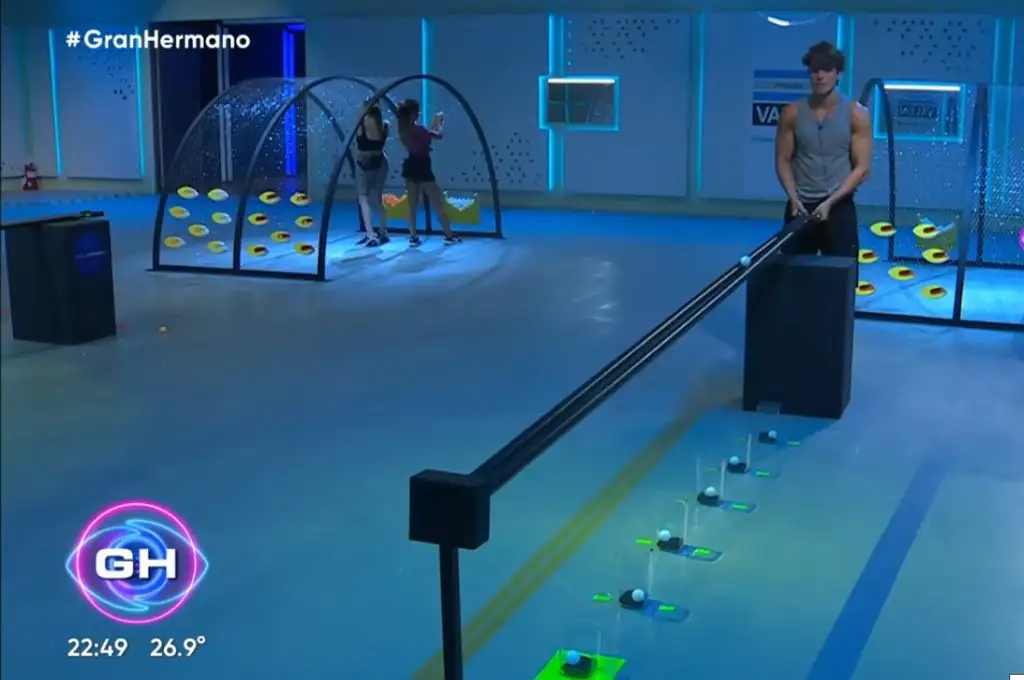 Marcos ganó la prueba y es el nuevo líder de la casa de Gran Hermano