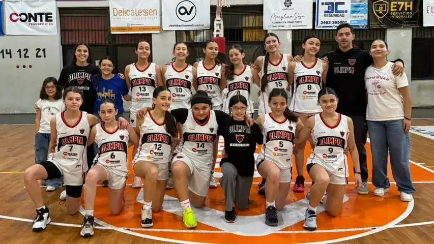 La categoría U13 de Olimpia derrotó a Peñarol y sigue en lo más alto de la tabla