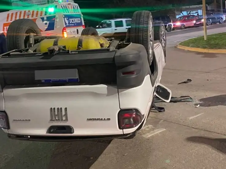 camioneta vuelco