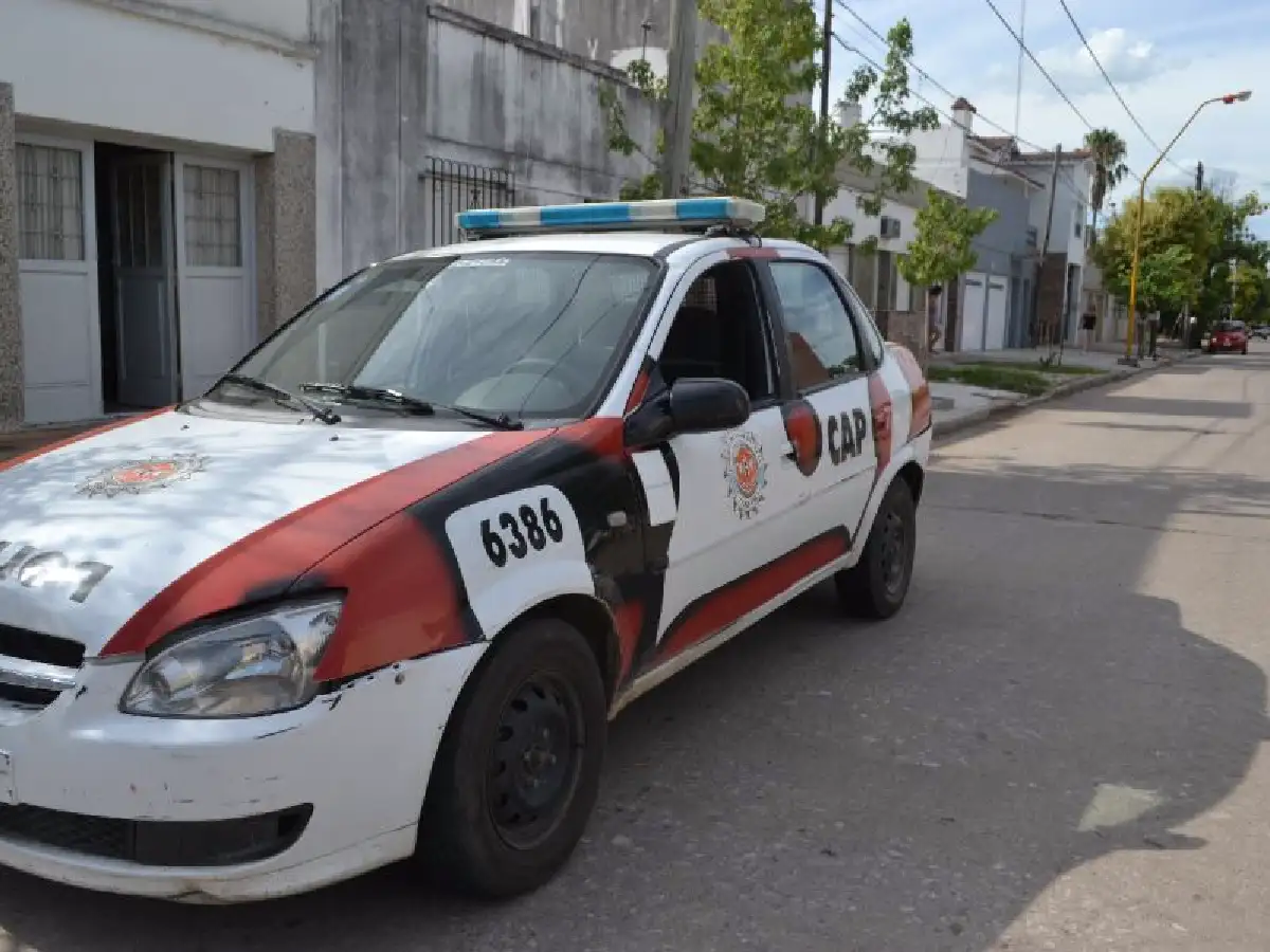 Motociclista lesionado en  un accidente en Morteros